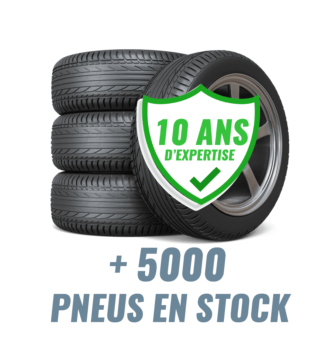 5000+ Pneus en Stock